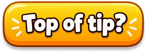 Top of tip?